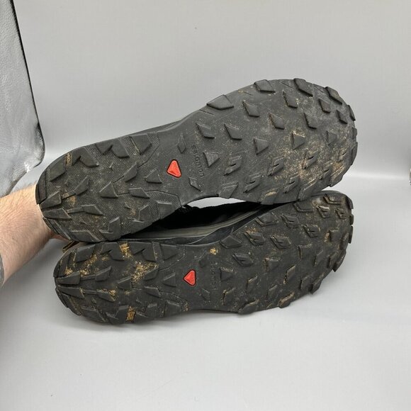 Salomon Mens Outline Mid GTX Hiking Boot 13 Gray Gore-tex Contragrip - Picture 2 of 12